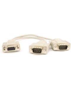 Networx Computer Cables - Serial/Null Modem (1 Foot, Seral - DB9 F/2M)