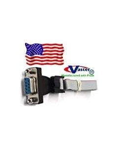 Internal to External Serial Port Cable, DB9 for RS232 Serial Port, Serial Port Cable DB-9 Female to 10 PIN IDC Socket