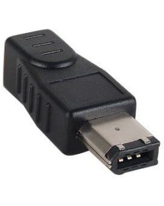 6-pin (M) to 4-pin (F) IEEE 1394 FireWire Adapter