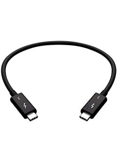 TEKQ [Intel Certified] Thunderbolt 3 Cable (2.3ft/0.7M) (USB-C to USB-C), Supports 100W Charging / 40Gbps Data Transfer (Compatible with Thunderbolt 4, USB 4, USB 3.1 Gen 1 and 2)(70)