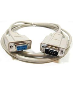 SF Cable, 6 ft DB9 M/F Serial Extension Cable RS232 Beige Color