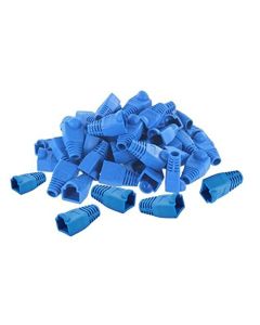 Saim CAT5E CAT6 RJ45 Ethernet Network Cable Strain Relief Boots 50 Pieces Blue