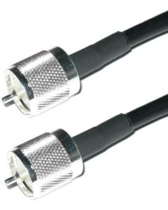 MPD Digital LMR-240-PL-259-UHF-Male-25ft Times Microwave LMR-240 PL-259 HF/VHF/UHF Coaxial Cable Ham or CB Radio Antenna Cable - 25 ft