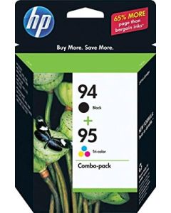 HP C9354FN / # 94/95 / OEM Black Tri-Color Combo Pack Inkjet Cartridge, HP DeskJet 6620/ PhotoSmart 7850/ 8150 Series
