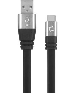 USB-A to USB-C Charging Sync Cable by CyonGear-Tangle Free- Standard 3.2' (1m)-for Type C devices including Samsung Galaxy S8/S8 Plus, Nexus 5X/6, Chromebook Pixel, and more- Retail Packaging