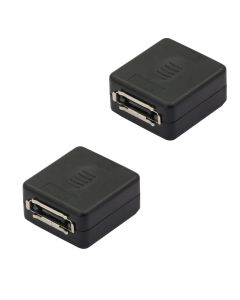 QIANRENON eSATA to eSATA Connecter Adapter, eSATA Female to Female Extender Coupler for HDD/SSD/ODD Converter Extension,2 Pack
