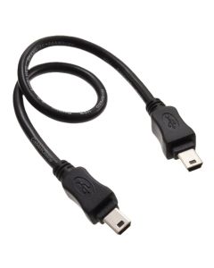 1ft CablesOnline USB 2.0 Mini-B 5-Pin to Mini-B 5-Pin Male/Male Cable, USB2-5501