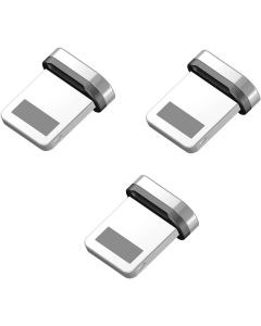 CinchForce Flat Magnetic USB Cable Adapter Connector Tips Heads (3-Pack iProduct Connection)