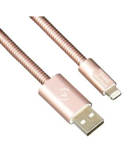 Fuse Chicken Titan+ Lightning Cable 1.5M Compatible with iPhone (MFI Certified) (Rose Gold)