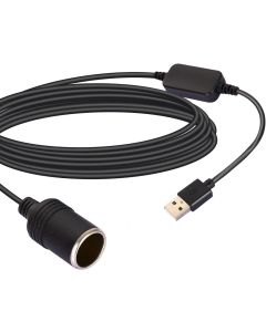 AJDPOI USB A Male to Socket Female Cable Converter-Black (3.9ft) 1