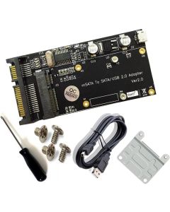 SUPERPLUS Msata SSD to SATA 2.5 with USB Adapter