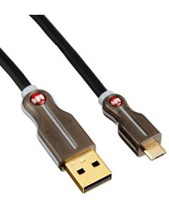 Monster Essentials High Performance 1.5 ft. High Speed USB A to Micro B Cable - Black