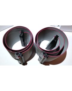 Connectors Pro PC Accessories 2-Pack 18 Inches 2 Female Connectors IDC 2x25 50P SCSI Internal Flat Ribbon Cable