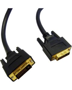 DVI-D / DVI-D Dual Link Cable, Black, 1 Meter (3.3 ft)