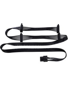 EASWEL PCI-E 6Pin 1 Male to 4 SATA Modular Power Supply Cable for Corsair RM850 RM1000
