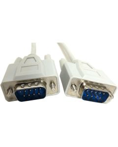 Micro Connectors, Inc. 6 feet DB9 Serial Cable Male to Male (M05-105)